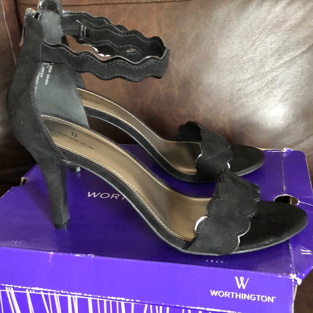 Worthington Cohen Heels Black New Size 10 - Picture 5 of 8